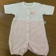 familiar ロンパース カバーオール ピンク　50-60のサムネイル