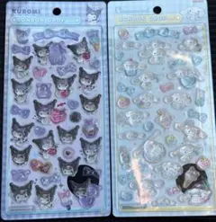 クロミ　シナモンロール　ボンボンドロップシール　セット売り