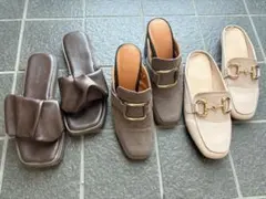 サンダル　ヒール　ローファースリッパシューズ　まとめ売り　アベイル　GRLのサムネイル