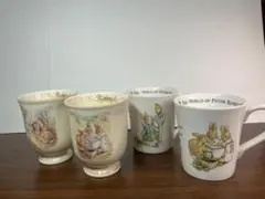 ★未使用品★ ピーターラビット マグカップ ＆ フリーカップ　４点セット