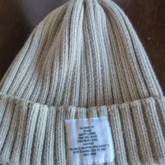 SMOOTHY ベージュ ニット帽 サイズF