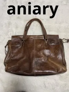 aniary 本革レザートートバックメンズ 人気モデル