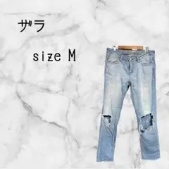 100◆ZARA Z1975 ダメージデニム （W78／L66）