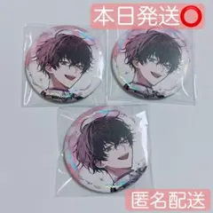 佐伯イッテツ ランダムマット箔押し缶バッジ ART OF NIJISANJI