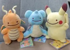 ポケモン へんしん！メタモン カイリュー＆ラプラス ぬいぐるみ