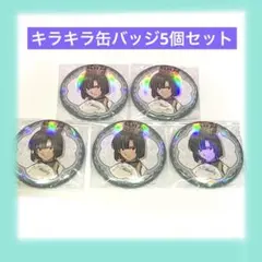 ヒカルの碁 くじ引き堂 塔矢アキラbirthdayくじ キラキラ缶バッジ 5個