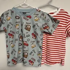 カーズ　ボーダーTシャツ2枚セット　110cm