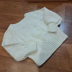 아기 갭 화이트 니트 탑스
