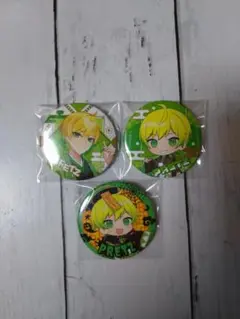 ぷりっつ　缶バッジ3点セット　25NY等身デフォ　24HWデフォ