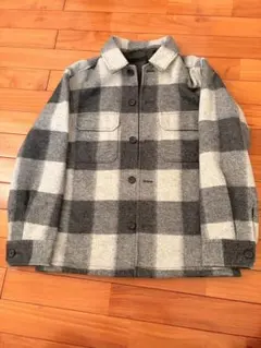 UNIQLO ユニクロ　オーバー シャツ ジャケット　グレー　チェック XSのサムネイル