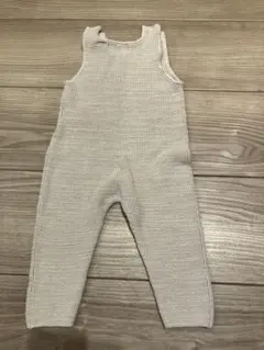 ZARA ベージュ ノースリーブロンパース 12-18ヶ月