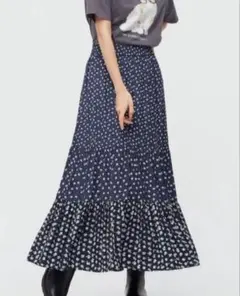 UNIQLO/ユニクロ/ポール＆ジョー/ティアードスカート/ロングスカート　M