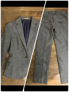 オリヒカ　ウール混紡の秋冬用スーツセットアップ7号