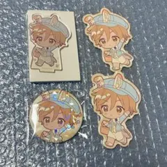 あんスタ 真白友也 With ThanX 缶バッジ ステッカー 感謝祭 - メルカリ