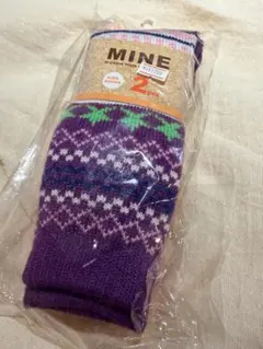 【新品未開封】厚手スキー靴下 キッズ靴下 2足セット 16～18cm