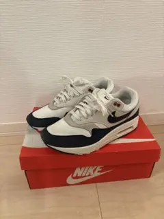 ナイキ エア マックス 1 LX Air Max 1 PRM 白紺のサムネイル