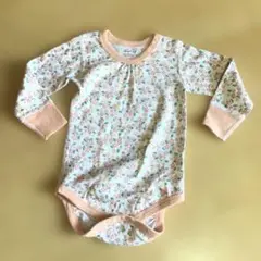 花柄長袖ロンパース 6〜12ケ月