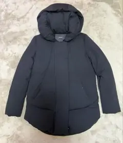 EMODA ダウン コート ジャケット ブラック 黒 フード付き