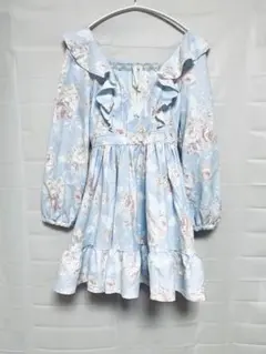 美品　LIZLISA リズリサ　ワンピース花柄フリル　y2k 姫カジ　姫ギャル