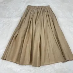 GALLARDA GALANTE　コットンシルクギャザースカート　ウエストゴムのサムネイル
