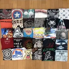 6 まとめ売り アメリカ古着 ブランドミックス Tシャツ 30枚セット