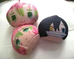 伊黒小芭内　甘露寺蜜璃　マスコット　セット