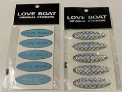未開封★LOVE BOATホログラムステッカー3Dぷっくりシール平成ギャルレトロ