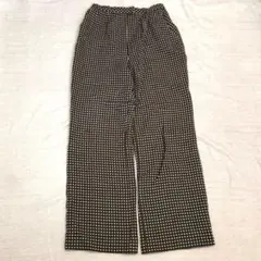 Leilian レリアン ズボン パンツ スラックス チェック柄 9号 ゆったりのサムネイル