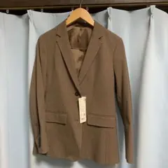 UNIQLO テーラードジャケット S ブラウン