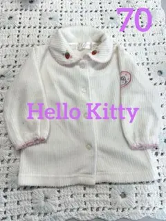 Hello Kitty いちご刺繍付きシャツ 70