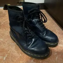 Dr. Martens ネイビー 8ホール ブーツ
