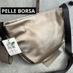 新品未使用　PELLE BORSA ペレボルサ　ショルダーバッグ　トープのサムネイル
