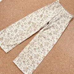 ZARA ザラ　164cm パンツ　花柄　総柄　フリンジ　ワイドパンツ 女の子