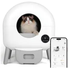 ジャンクBunfly自動猫トイレ スマートフォン管理 中立センサー付きのサムネイル
