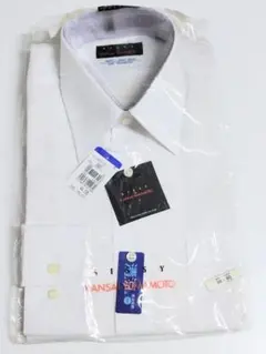 山本寛斎 イージーアイロン 長袖シャツ Mサイズ 新品 ★し9292のサムネイル