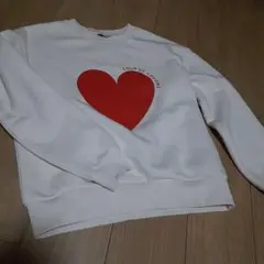 ETAM　エタム　トレーナー　スウェット　ハート　厚手