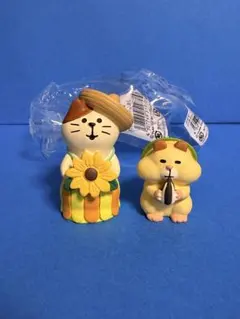 デコレコンコンブル　むしゃむしゃハムさん　ひまわり娘猫のサムネイル