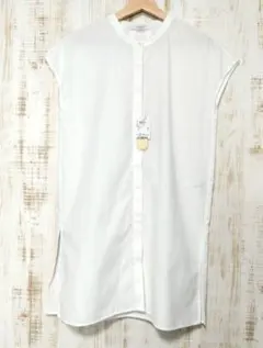 chocol raffine robe ノースリーブ チュニック 白のサムネイル