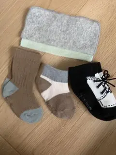 ベビー靴下3足セットおまけ付き
