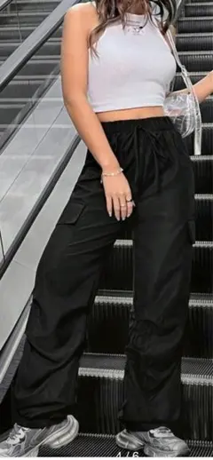 shein カーゴパンツ グレー　春夏