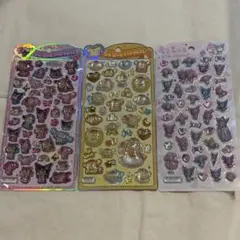 【訳あり】　うるちゅるポップシール　日焼け　キティ　マイメロ　クロミ