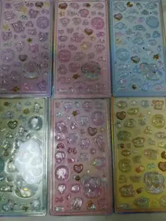 立体3Dシール 6枚セット