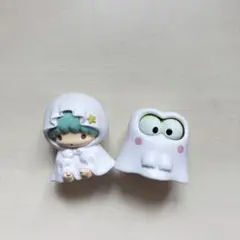 【2点セット】 サンリオ　おばけごっこ　ガチャガチャ キキ　けろけろけろっぴ