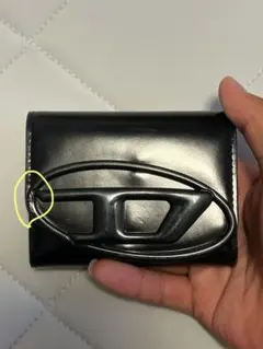 DIESEL 二つ折り財布 、カードケース、コインケース　ブラック