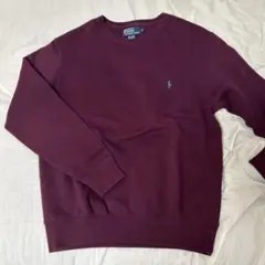 90s polo ralph lauren スウェット　ワインレッド