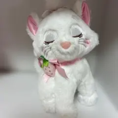ディズニー　おしゃれキャット　ぬいぐるみキーホルダー　ストロベリー　マリー