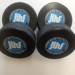 jihf 公式試合用アイスホッケーパック 4個セット