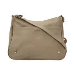 FURLA サフィアーノレザー ショルダーバッグ ベージュのサムネイル