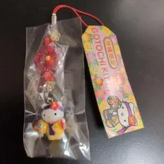 沖縄限定ご当地キティ 沖縄衣装 （黃）バージョンストラップ