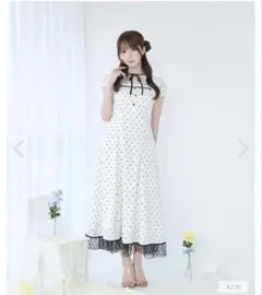Rosé Muse Piping puff sleeve dress ドット Rosé Muse Piping puff sleeve dress ドット - メルカリ